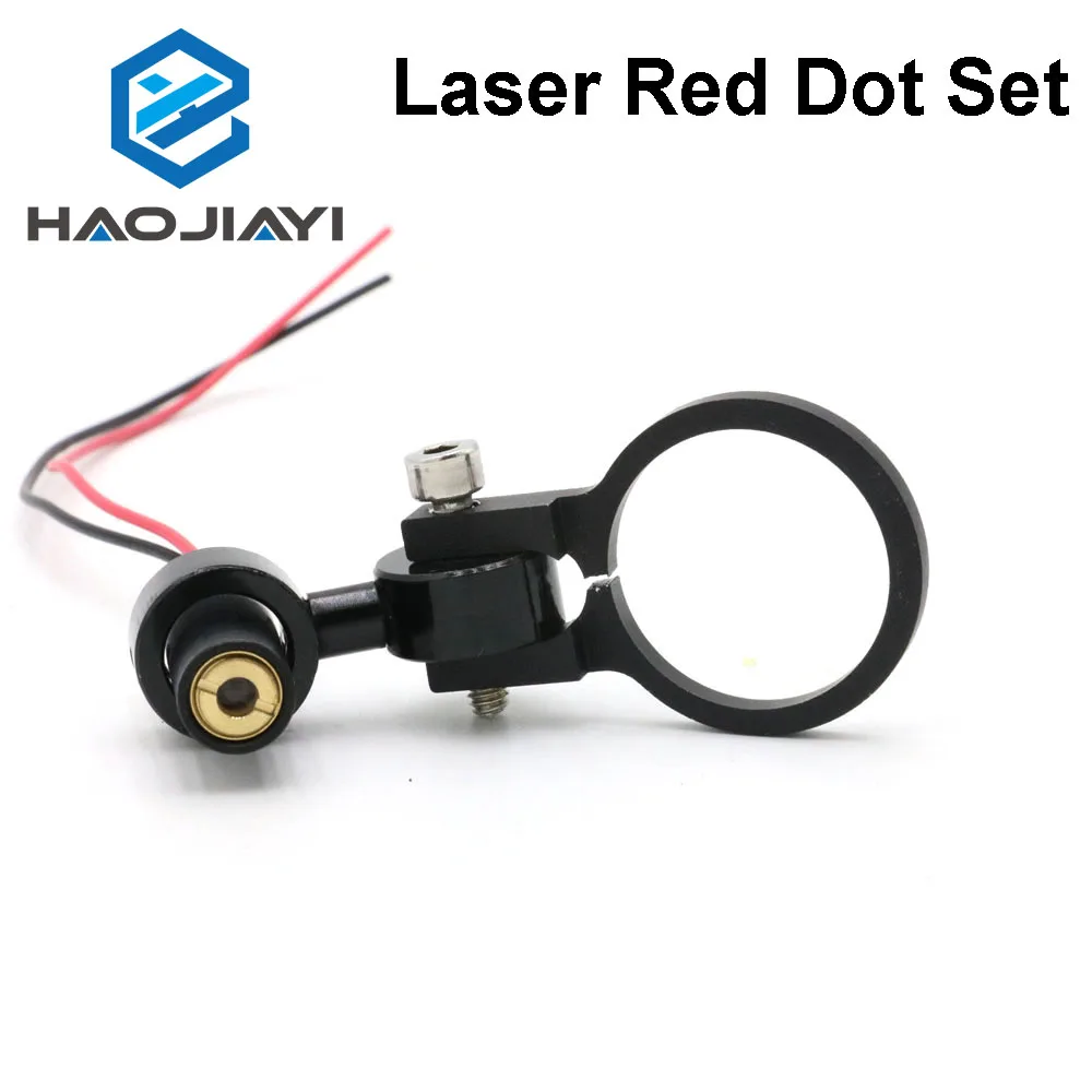 Haojiayi Módulo de Diodo Vermelho Ponto Conjunto Posicionamento dc 5v para Faça Você Mesmo Co2 Gravação a Laser Cabeça Corte