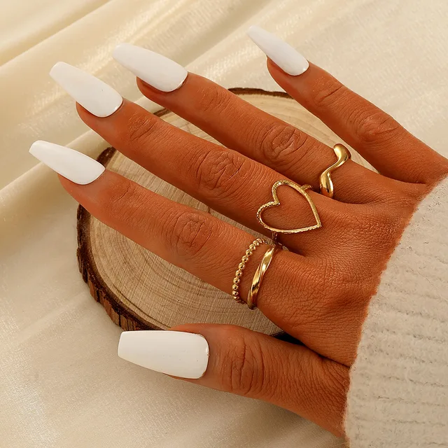 Anillos De Moda 2020 Mujer NEULRY-Conjunto De Anillos De Apertura