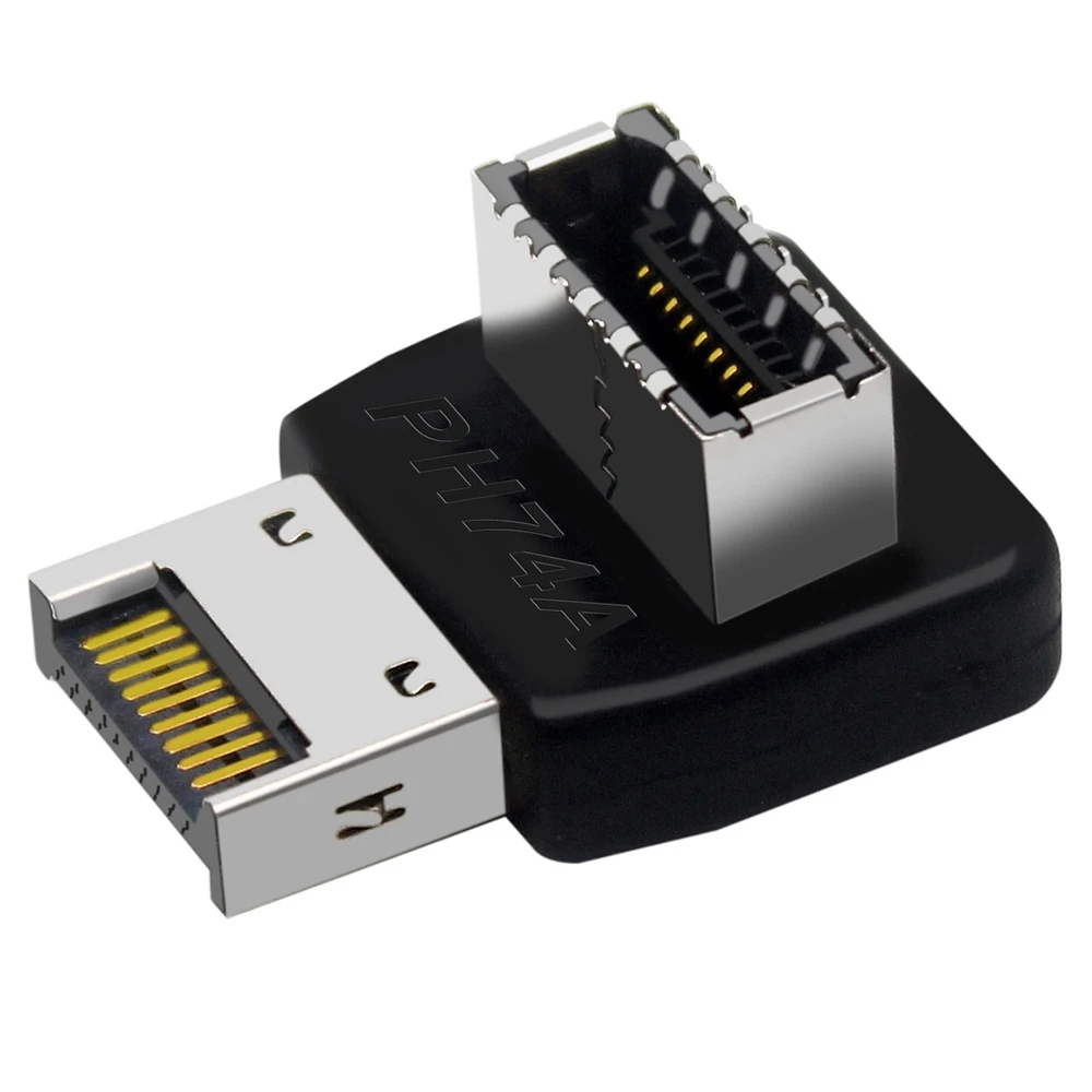XITEA USB 3.1 Tipo E Adattatore 90 Gradi Sterzo Gomito Verticale