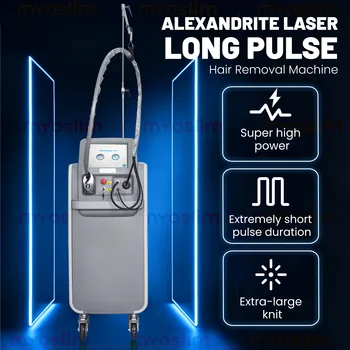Rejuvenation Beauty Equipment Alexandrite 755nm Long Pulse Hair Removal Instrument 1064nm Fiber Optic Skin 1
