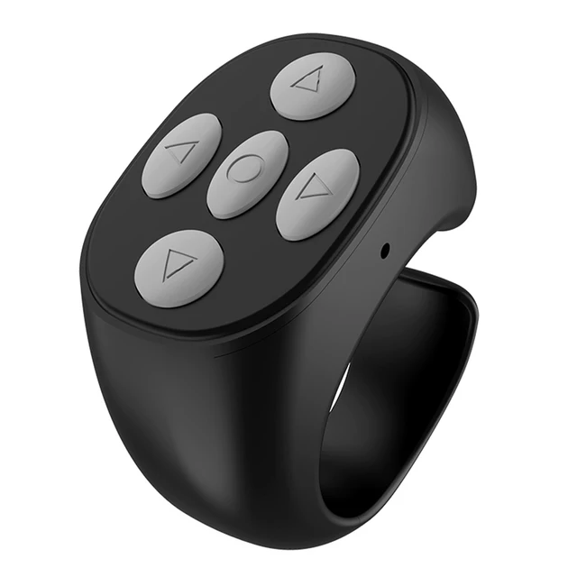 For TikTok Ring Bluetooth Remote Control Fingertip Selfie Video Controller Automatic Page Turner Browsing For Mobile Phone 7