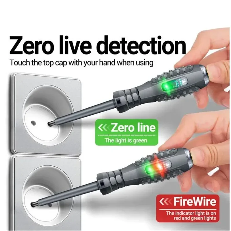 Multi functional Electrician Screwdriver Pencil AC Non contact Induction Test Pen Voltage Tester Voltage Detecto multifunctional tool