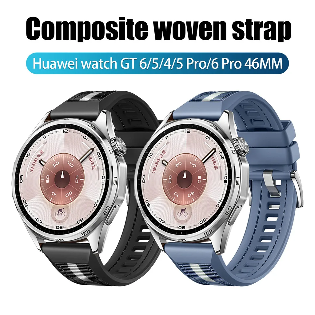 Enhanced Composite Woven 22mm Watch Strap - Premium Official Bracelet WatchBand