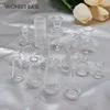 Creative Cute MINI Glass Vase Plant Hydroponic Terrarium Art Plant Hydroponic Table Vase Glass Crafts DIY Aromatherapy Bottle 3