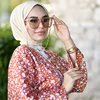 Casquette Hijab Musulmane pour Femme, Sous-Écharpe, Voile en Coton Modal, Turban de Tête Islamique