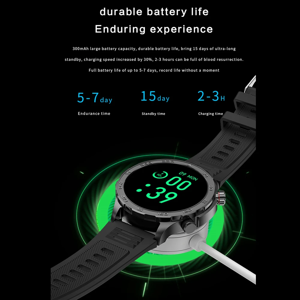 2026 New GPS Sports Smart Watch for Men IP68 Waterproof Heart Rate Oxygen Monitoring NFC Bluetooth Call Smartwatch Android iOS