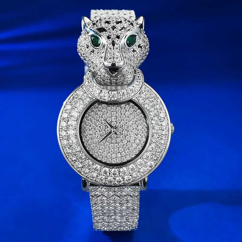 2023 New Hot Selling Leopard: Time to Run Quartz Watch Women's High Quality Light Luxury Network Red Gift Party Dinner