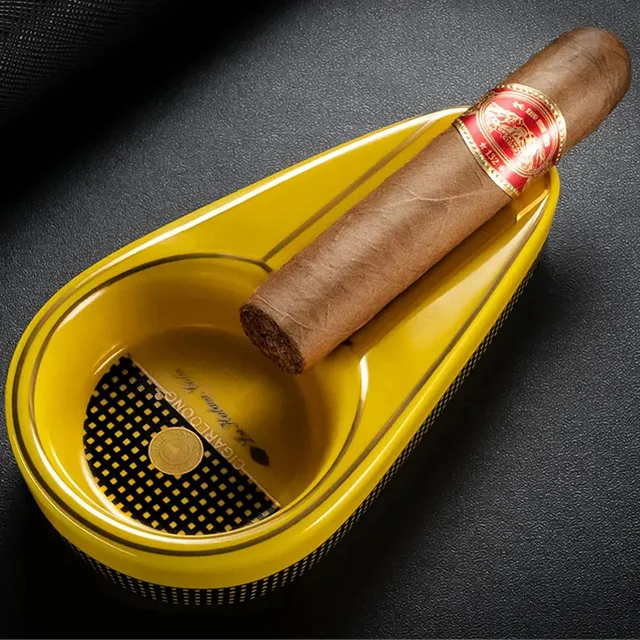 Cigar Cutter Cigar Set Pocket Ashtray V-Cut Sharp Cigar Scissors Guillotine Punch Knife Cuba Cigar Accessories - Image 6