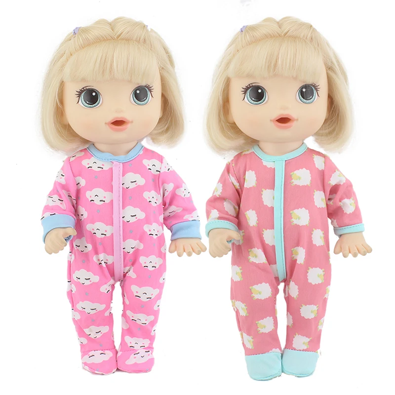 

2022 Doll Clothes Suit For 12 Inch 30CM Baby Alive Doll Toys Crawling Doll Accessories