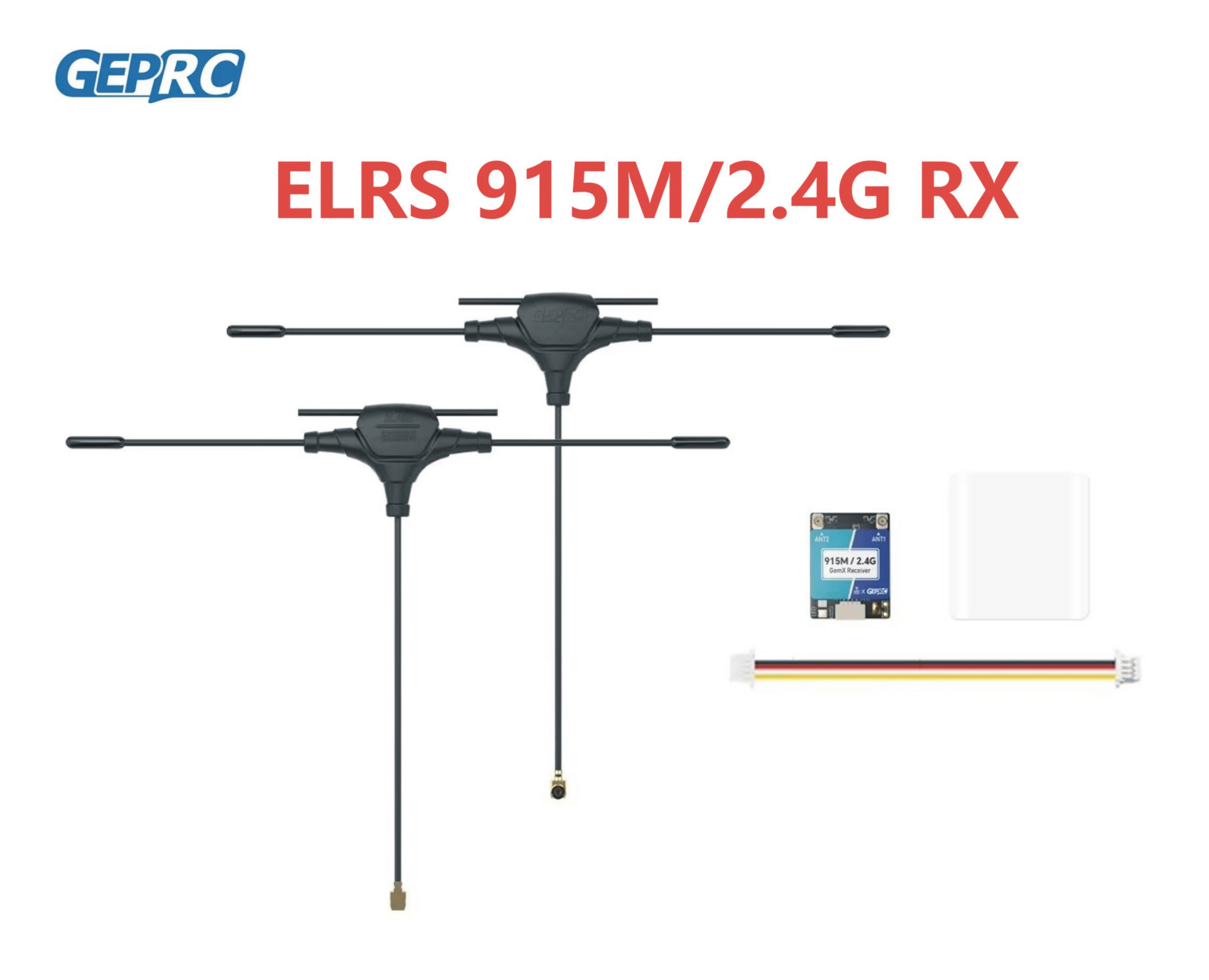 GEPRC ELRS 915M/2.4G Gemini Xrossband Receiver Dual-Band-RF FPV RX For ...