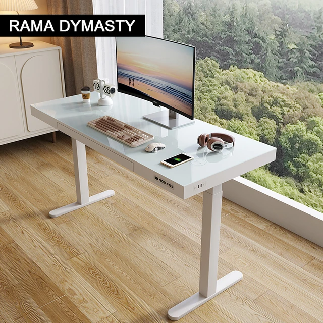 Scrivania con lastra di roccia di lusso leggera moderna e minimalista di  fascia alta lucida da appoggio piccola scrivania per Computer domestici -  AliExpress