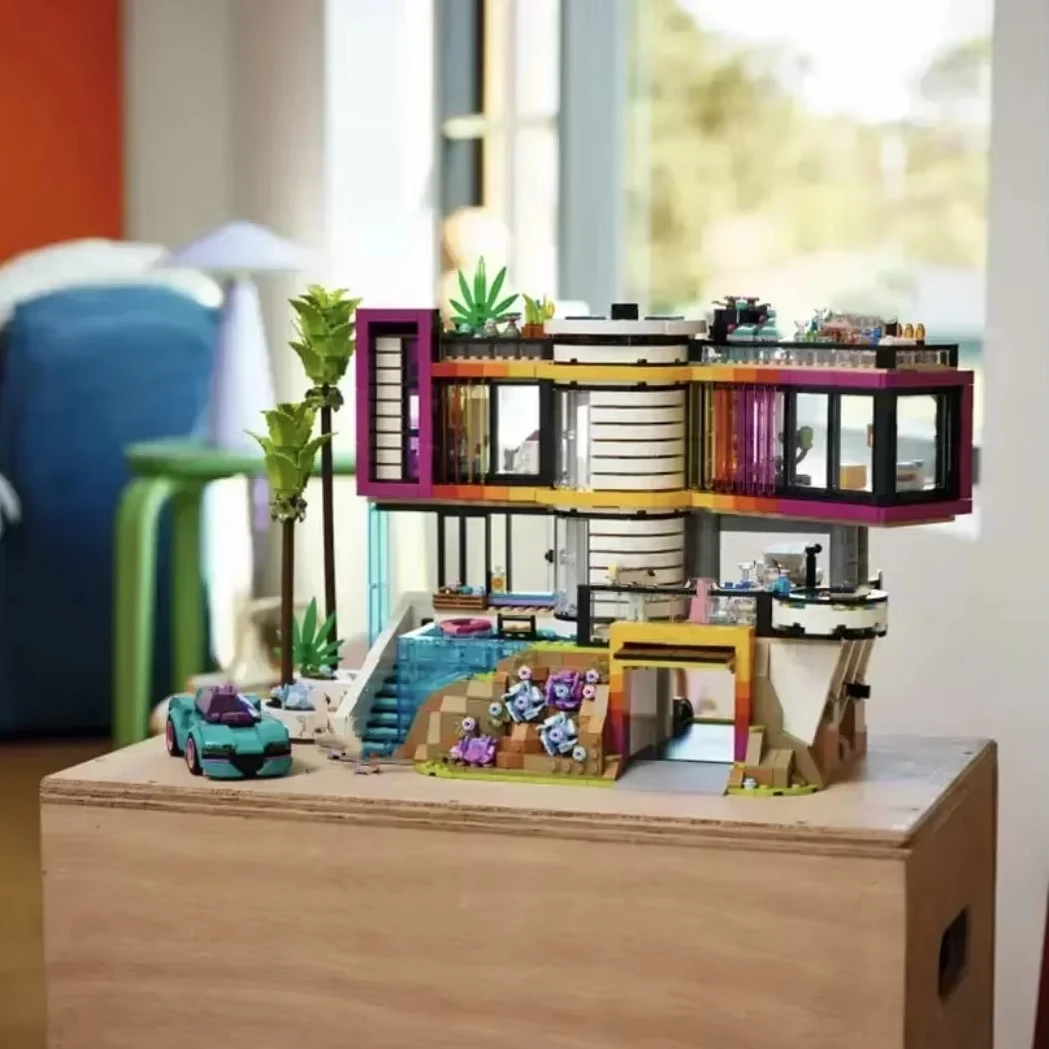 مكعبات بناء قصر الأحلام العصري (2275 قطعة) – طراز...