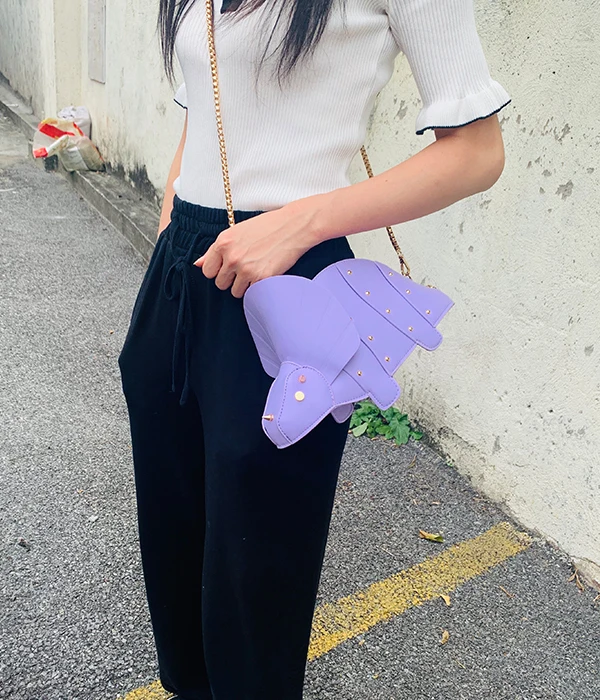 Triceratops Mini Crossbody Bag for Women Purses and Handbags Fashion Shoulder Chain Bag Clutch Chic Girl's Designer Bags