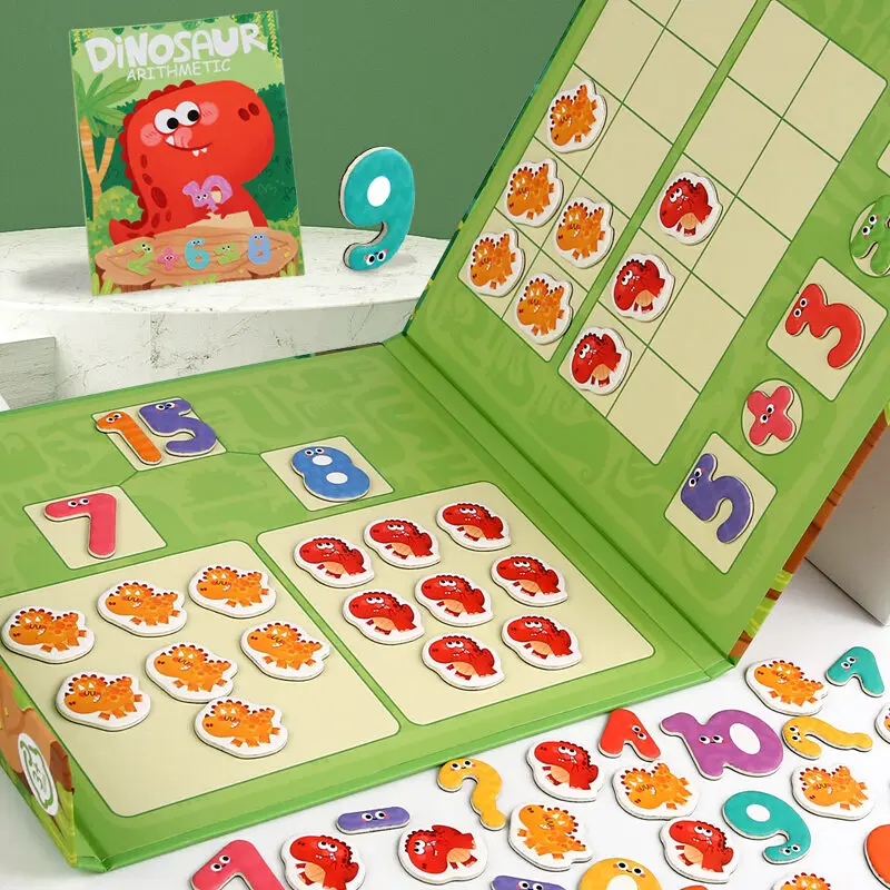 Kids Math Arithmetic Magnetic Stickers Digital Decomposition Games Baby Early Learning Math Toys Montessori Educational Toys educational toys,math toys