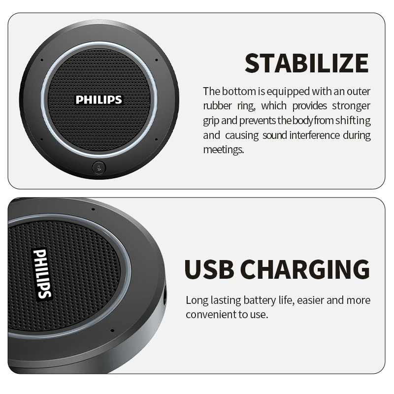 PHILIPS PSE0400 Original Smart Meeting Speaker Microphone for Conferance Online Meeting