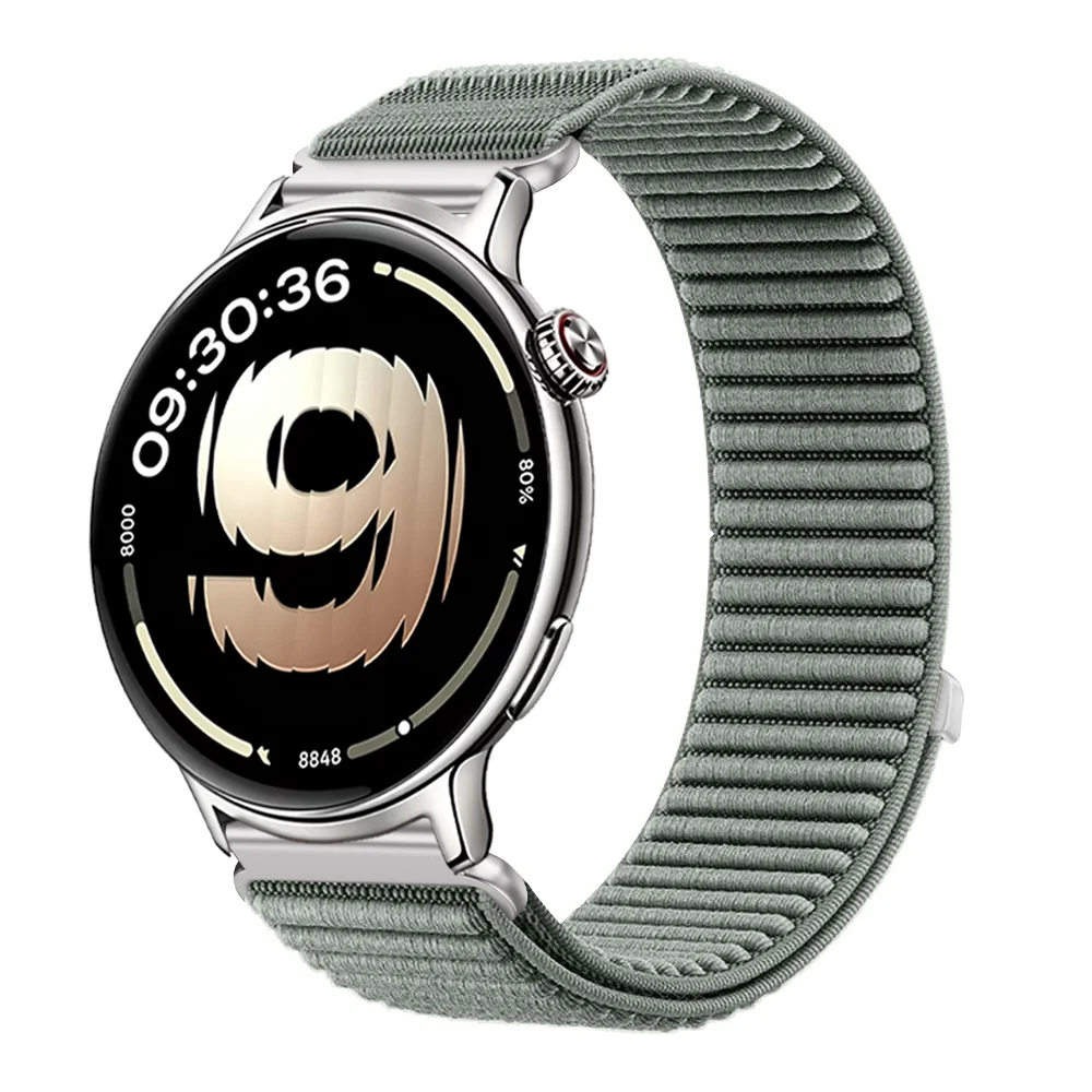 Braided Nylon Breathable Strap, Adjustable 18/20/22mm Band