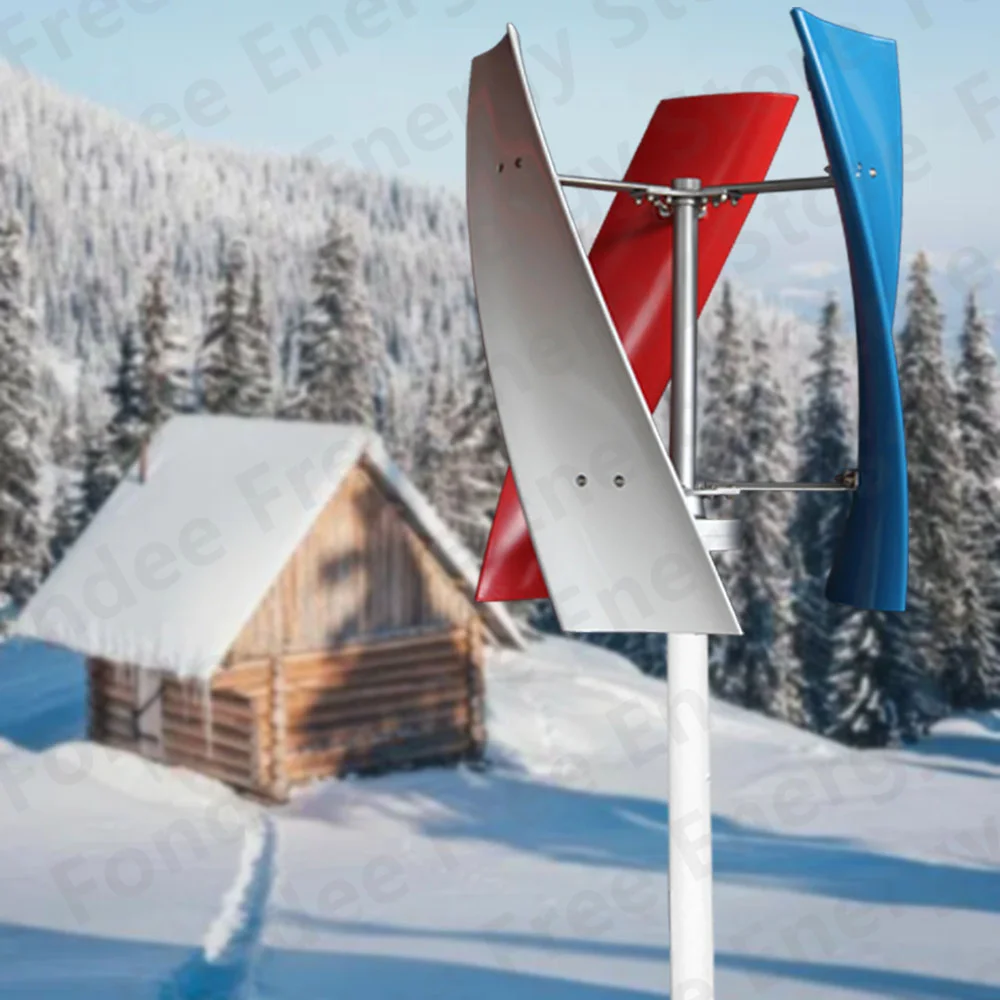 Rapid delivery of 15KW 12V 24V 48V vertical wind turbine for home use low noise and high-efficiency