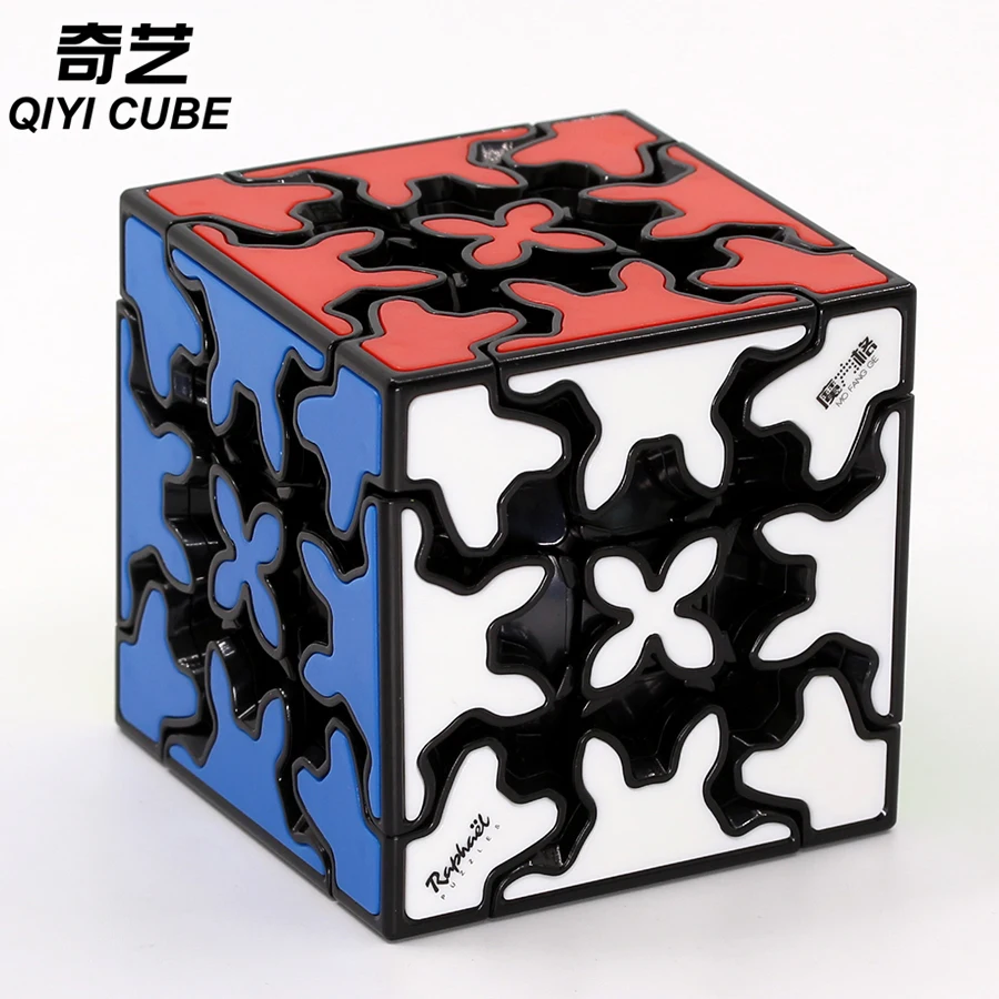 Волшебный кубик-головоломка QiYi 3x3 колесо-колесо кубик-игрушка без наклеек