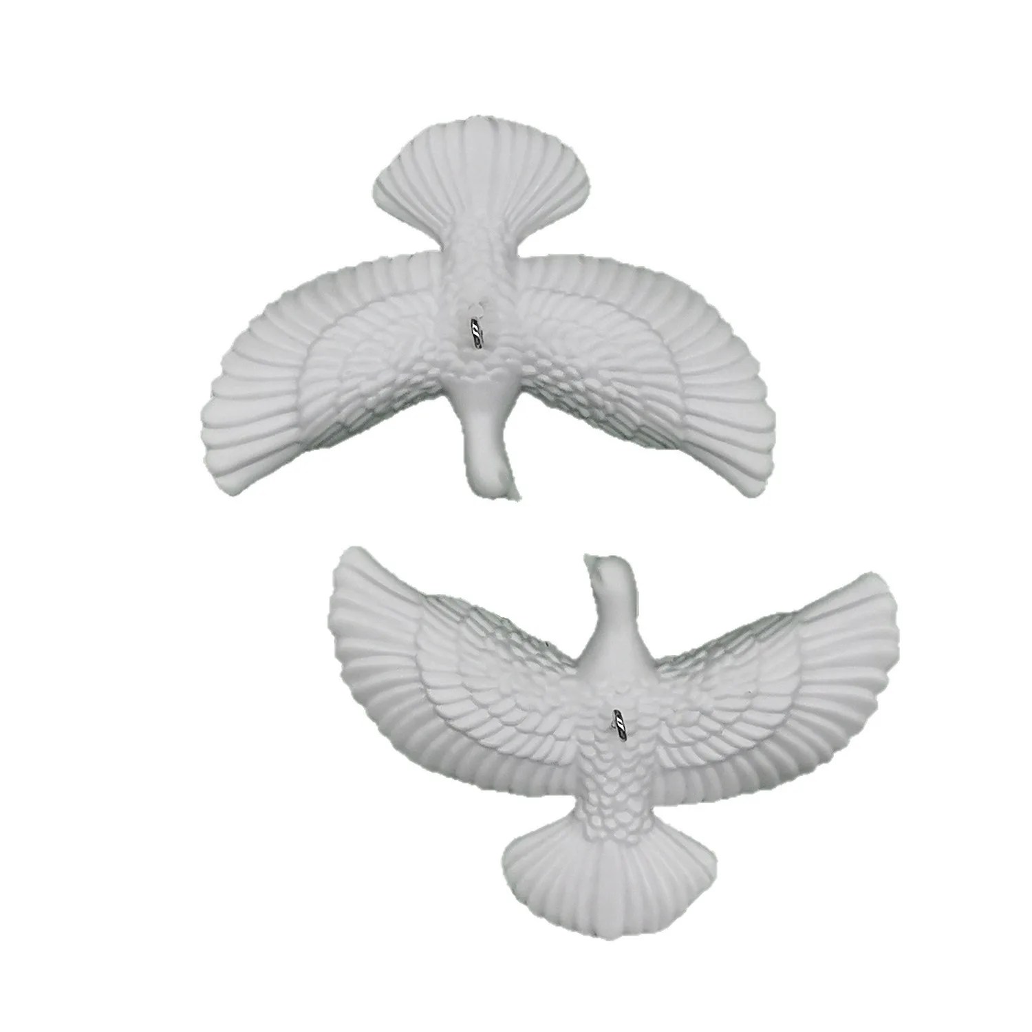 50-5PCS Peace Dove Christmas Tree Hanging Ornaments Resin White Bird Pendants 2026 New Year Party Home DIY Decoration Kids Gifts