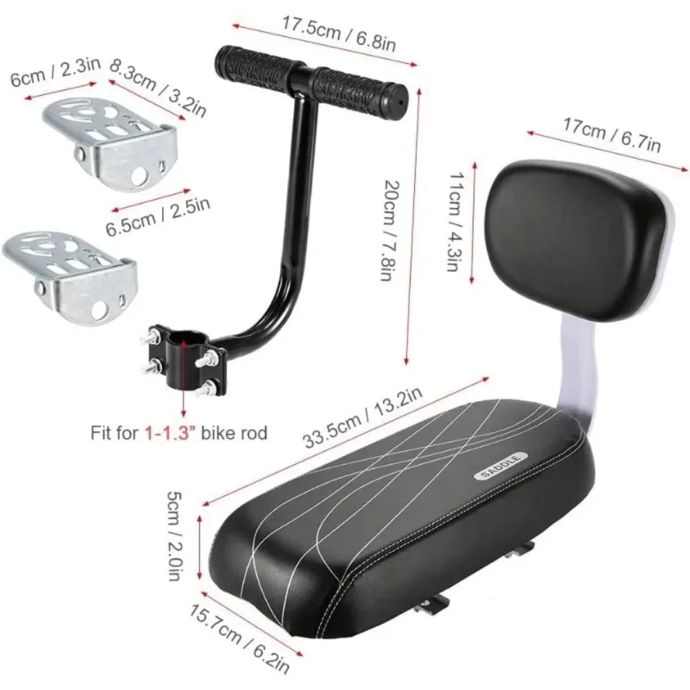 NOUVEAU Siège enfant pour vélo avec coussin