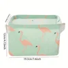 1pc Cotton Linen Fabric Waterproof Desktop Sundries Basket Storage Box Cosmetic Toy Organizer Underwear Socks Clothes Storagebag 6