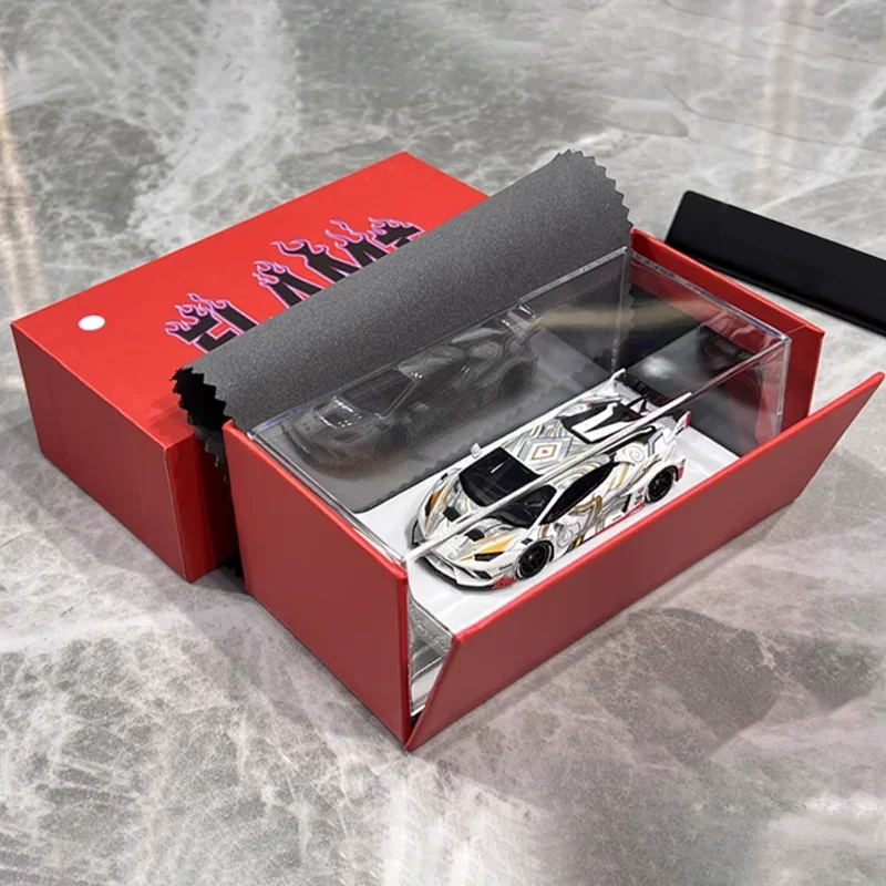 【限定品】Lamborghini Huracan GT ミニカー FLAME製 Flame 1:64 Resin Model Lamborghini Huracan GT LP610 LBWK