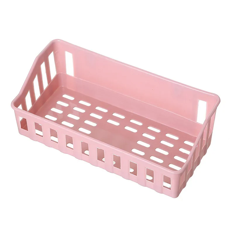 1pcs Japanese-style Plastic Bathroom Shelf Wall-mounted Shower Gel Storage Rack Toilet Free Punch Toiletry Stand 5