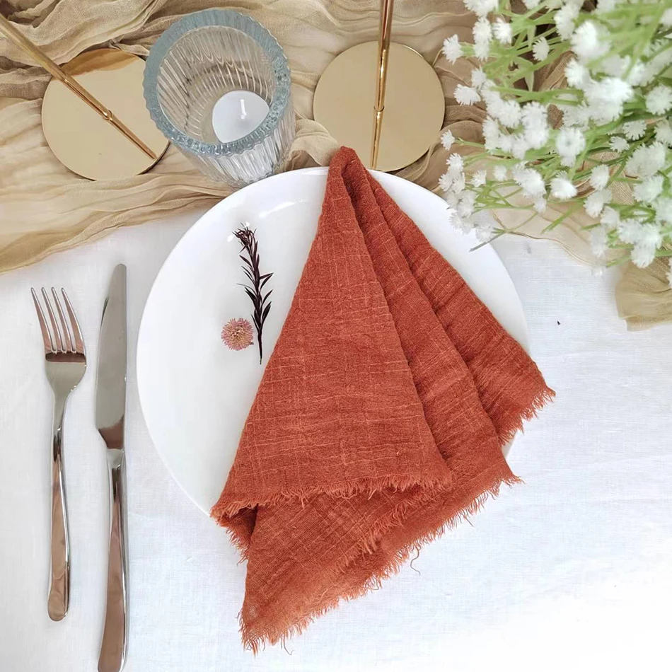 Mantelería Fiesta Grofi Servilletas De Algodón 100% Para Bodas - Paquete De  12, 50x50 Cm, Lisas Y Multicolor Album Euro 2024, image size:950x950