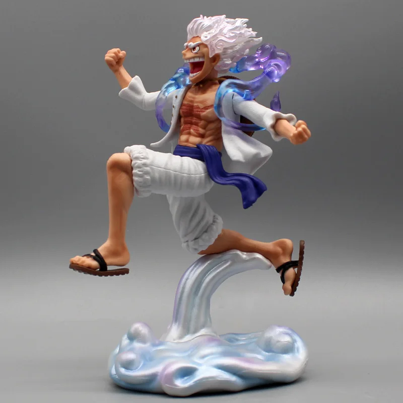 thumbnail image 1 of Figura de anime One Piece Luffy Gear 5 de 30 cm, figura de acción de PVC de Nika Joyboy, estatua, modelo coleccionable, muñeca, decoración, juguetes, regalo para niños, 1 of 5