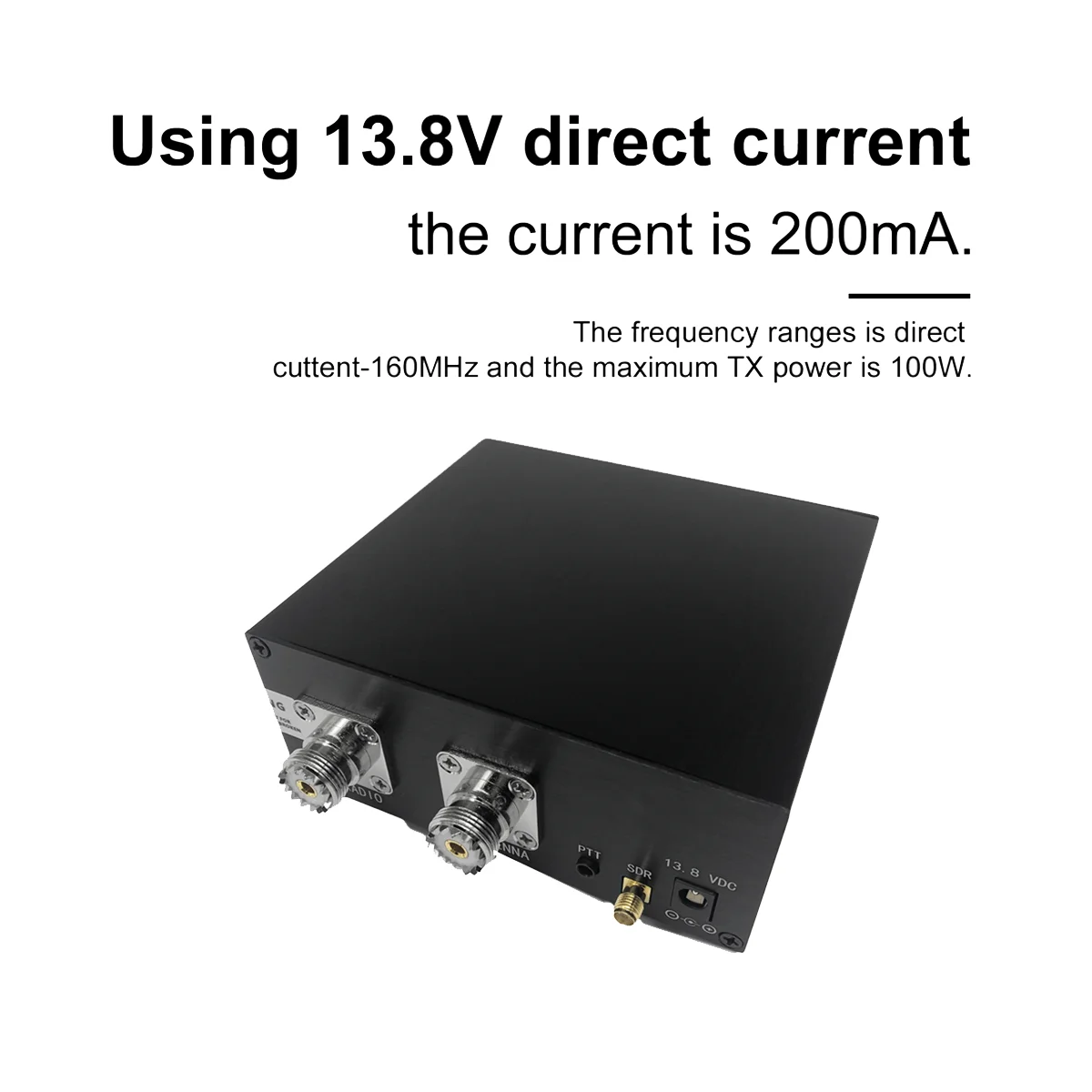 

Переносные алюминиевые трансиверы SDR 160 МГц 100 Вт, радиопереключатель, антенна Sharer, практичное сигнальное оборудование, переключатель TR