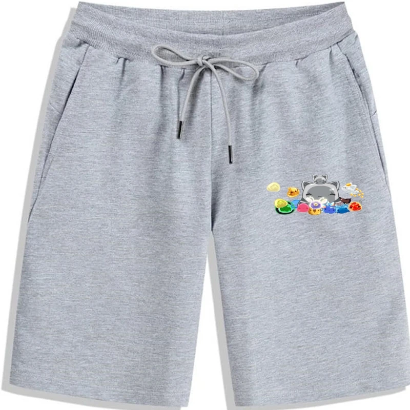 

Шорты для мужчин Slime Rancher, мужские шорты с милым принтом, 100 хлопок, летние пляжные мужские Графы