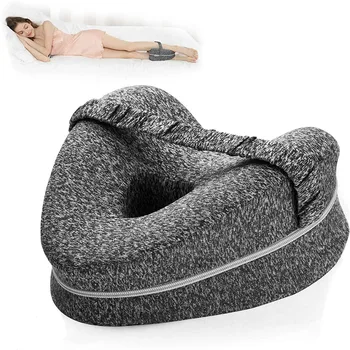 Cuscino ergonomico per il supporto delle gambe cuscino per alleviare la Sciatica dolore alla schiena e all'anca cuscino morbido per il supporto delle gambe con rimovibile e lavabile 1