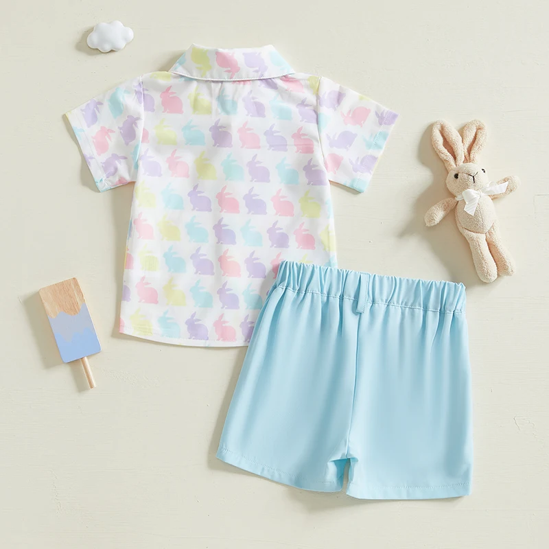 Boys Bunny Bowtie Easter Set 3