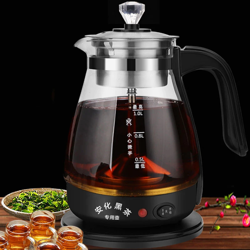 Tea Maker Glass Electric Steam Teapot Automatic Heat Preservation Samovar Kitchen Appliances  Hot and Cool Kettle Tea Pot 2