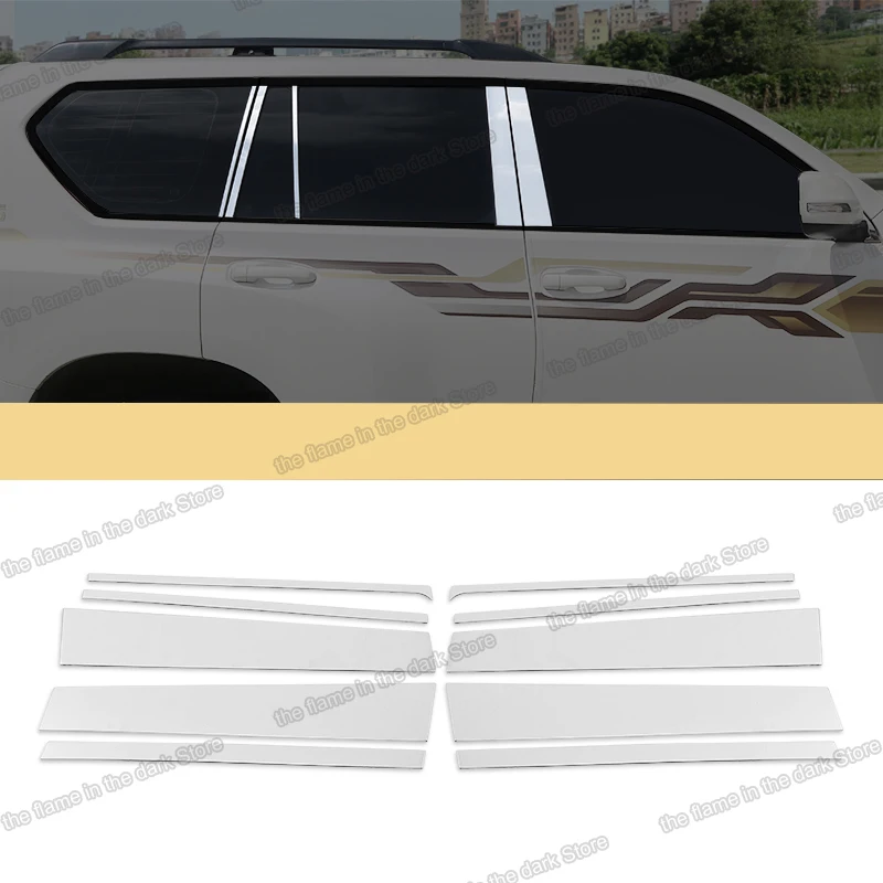 

Для Toyota Land Cruiser Prado J150 150, автомобильная хромированная накладка на окно, аксессуары 2018, 2010, 2011, 2012, 2013, 2014, 2015, 2016, 2019