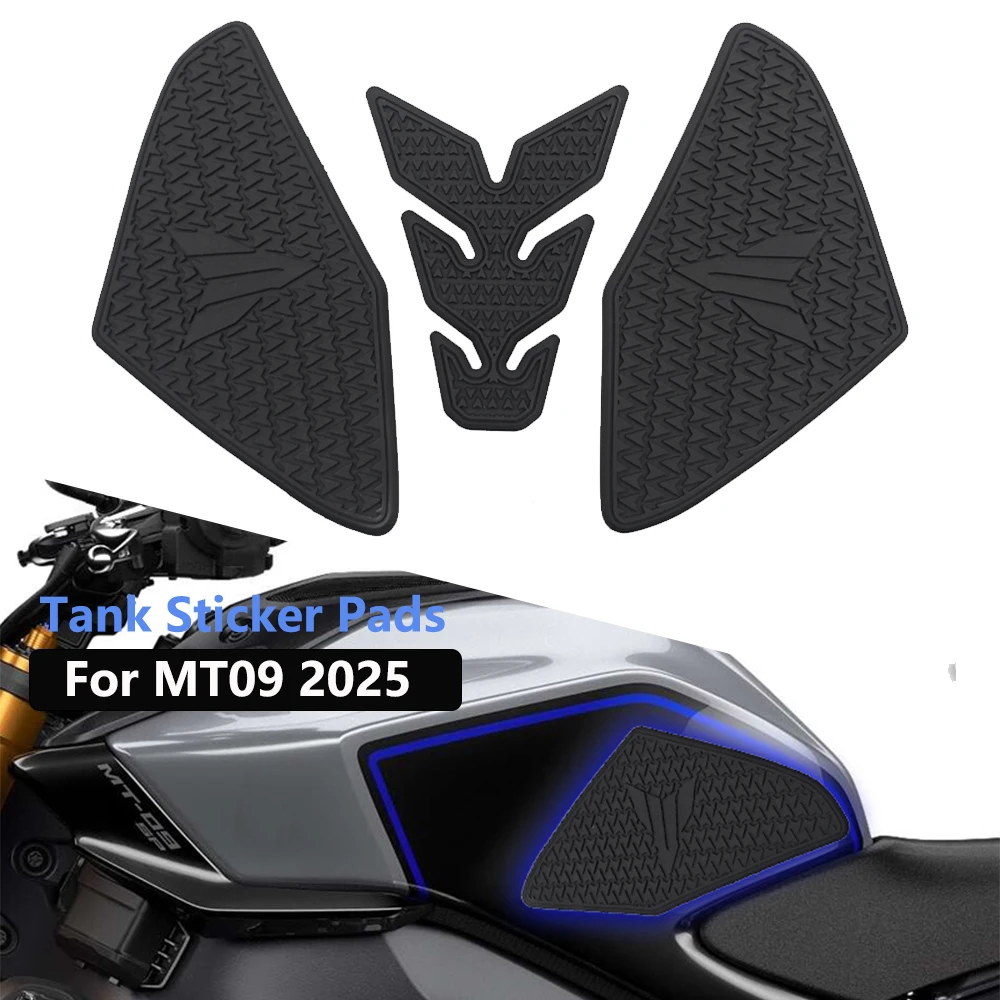 MT-09 Tank Pad Sticker Non-slip Side Fuel Tank Waterproof Pad gas tank protector sticker motorcycle stickers motorcycle tank sticker tank grip traction pad motorcycle accessories For YAMAHA MT-09 MT09 SP