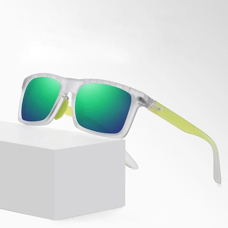 

DOISYER New Polarized Sunglasses High Quality Men's Casual Shades Women TR90 Sports Square Sun Glasses