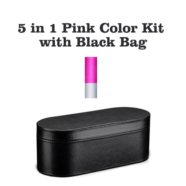 5in1 pink black bag
