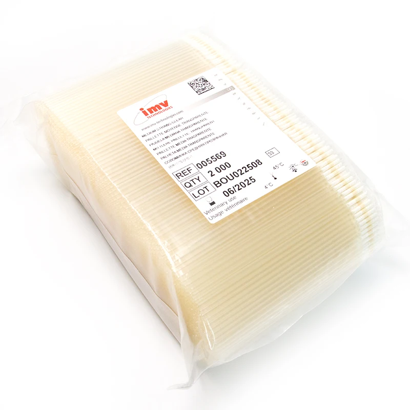 0.25 Ml Cattle Frozen Semen Fine Tube IMV Bovine Frozen Seminal Tube 2000 Pcs Cow Artificial Insemination Freezes Fine