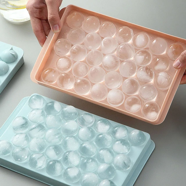 Ice Cube Trays - ice tray - ice ball maker 33 grid ice tray plastic tray  plastic ice