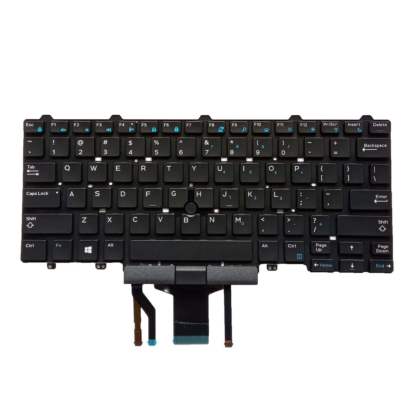 Clavier Dell Latitude E7450 E5450/E5490/E7480/E7490 - AZERTY - Occasion - Noir