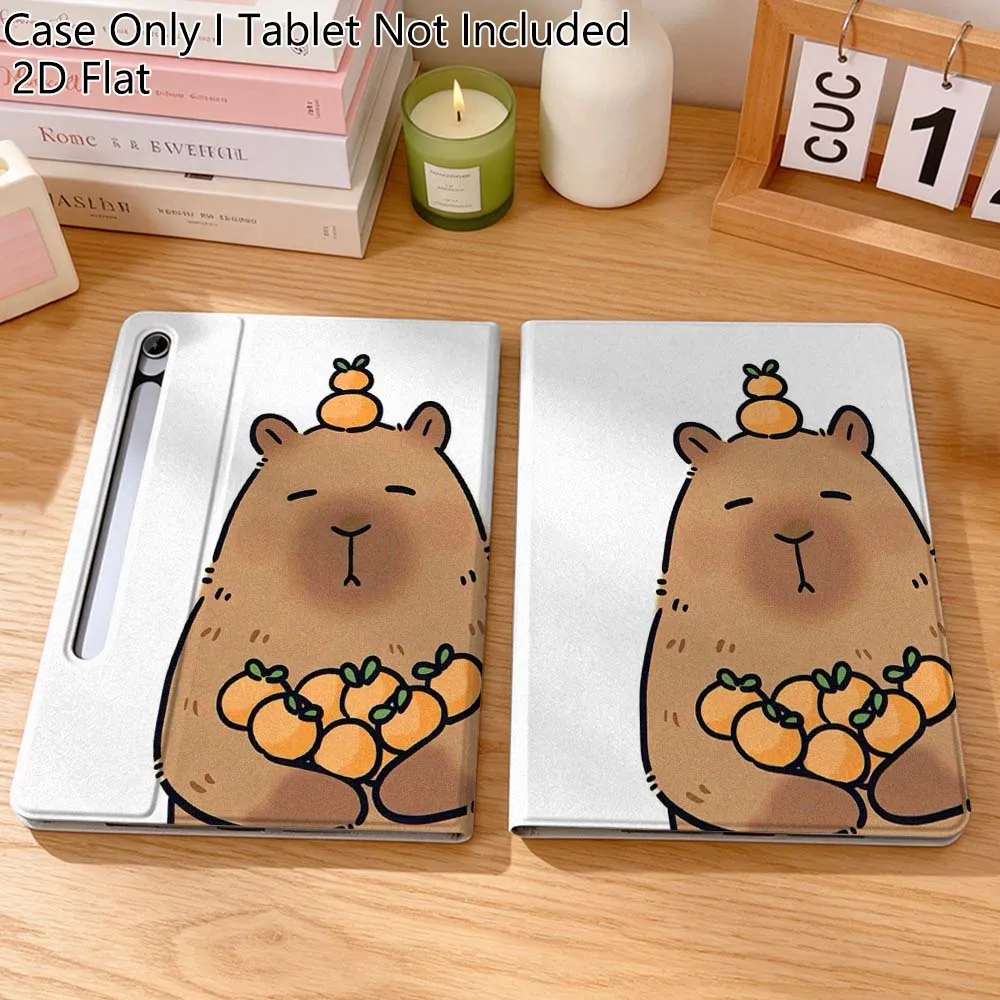 Capybara Art Cartoon Design Soft Flexible Tablet Case Gift