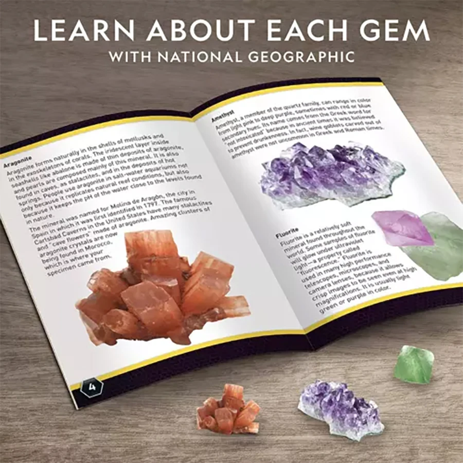 Gem Stone Crystal Dig Toy Set