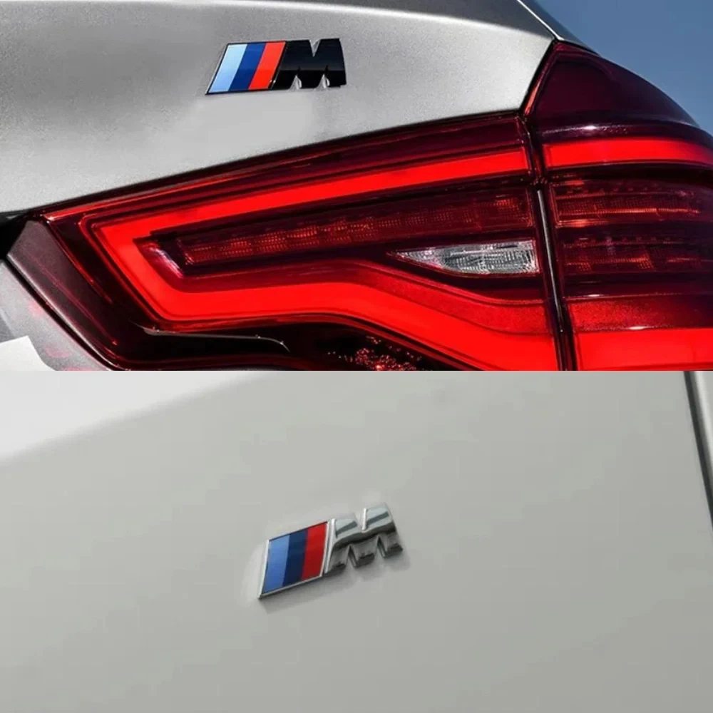 Car Styling Accessories BMW M Fender Emblem Badge Rear Trunk Badge For 1 3 5 7 Series X1 X3 X5 X6 M Sports Sticker Car Accessories Styling