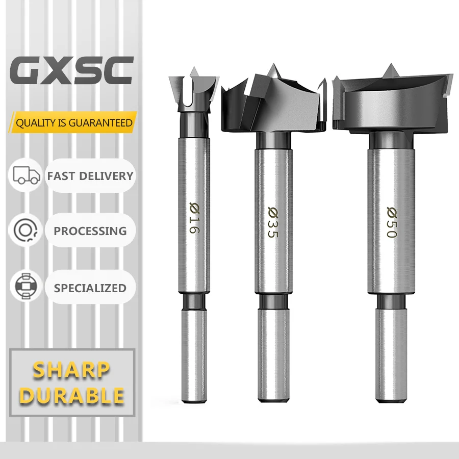 

Industrial Grade Hand Drill Hold Opener Hinge Wood Reamer Alloy Tungsten Steel WoodworkingWoodworking Sharp and Wear-resistant