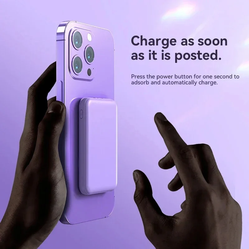 Xiaomi 50000mAh Wireless Magnetic Power Bank Super Fast Charging Portable Battery Charger For iPhone Huawei Samsung 2025 5