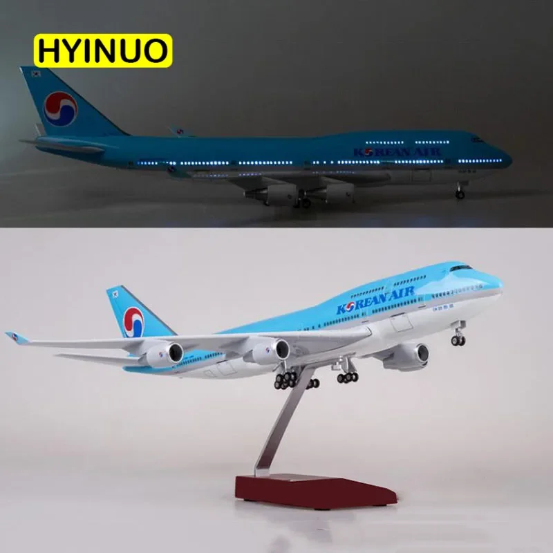 1/150 Scale 47CM Airplane B747-400 B747 Aircraft Korean Air