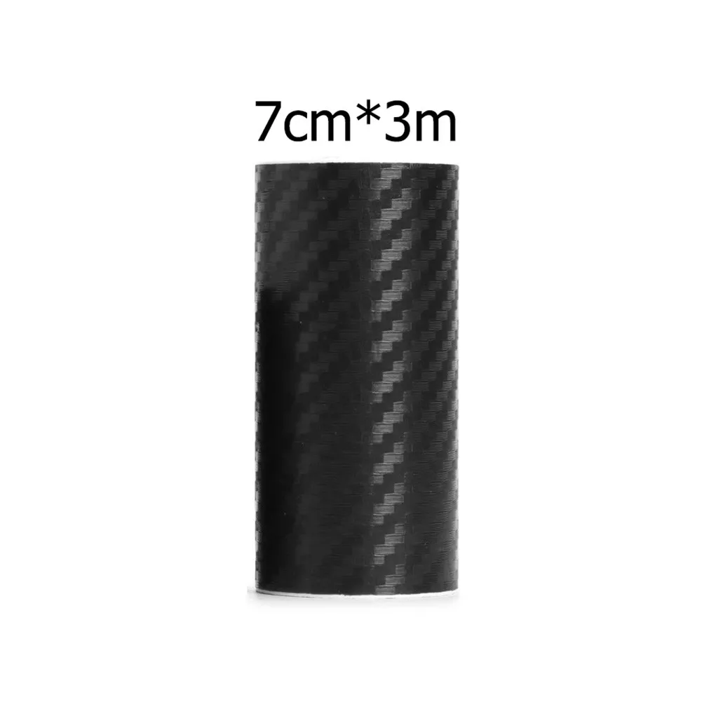 Bike Protection Stickers 5D Carbon Fiber Texture Tape 3/5/7cm Anti