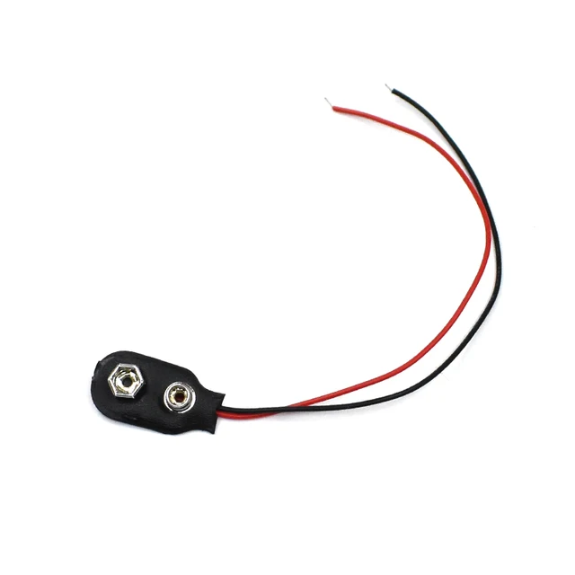 Ttype Itype 9V Battery Holder Snap Connector Clip with 6.5/10/15cm