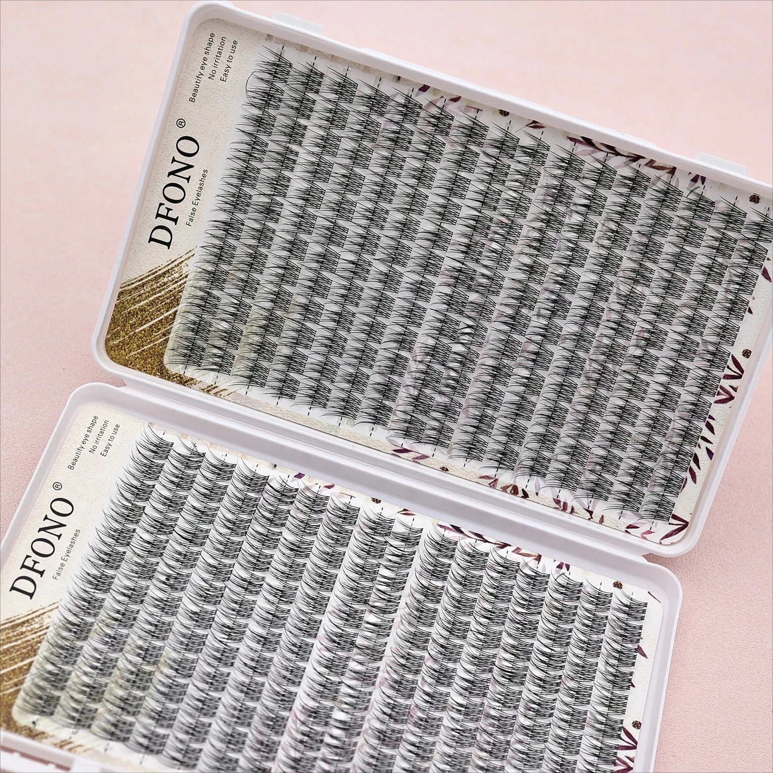 Weiche und leichte Fischschwanz-Einzelcluster-Wimpern, 10–12 Millimeter – perfekt für tägliches Make-up und Wimpernverlängerung